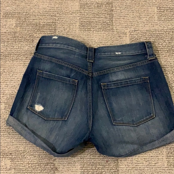 J. Crew distressed denim/jean shorts, size 26 - Picture 5 of 6